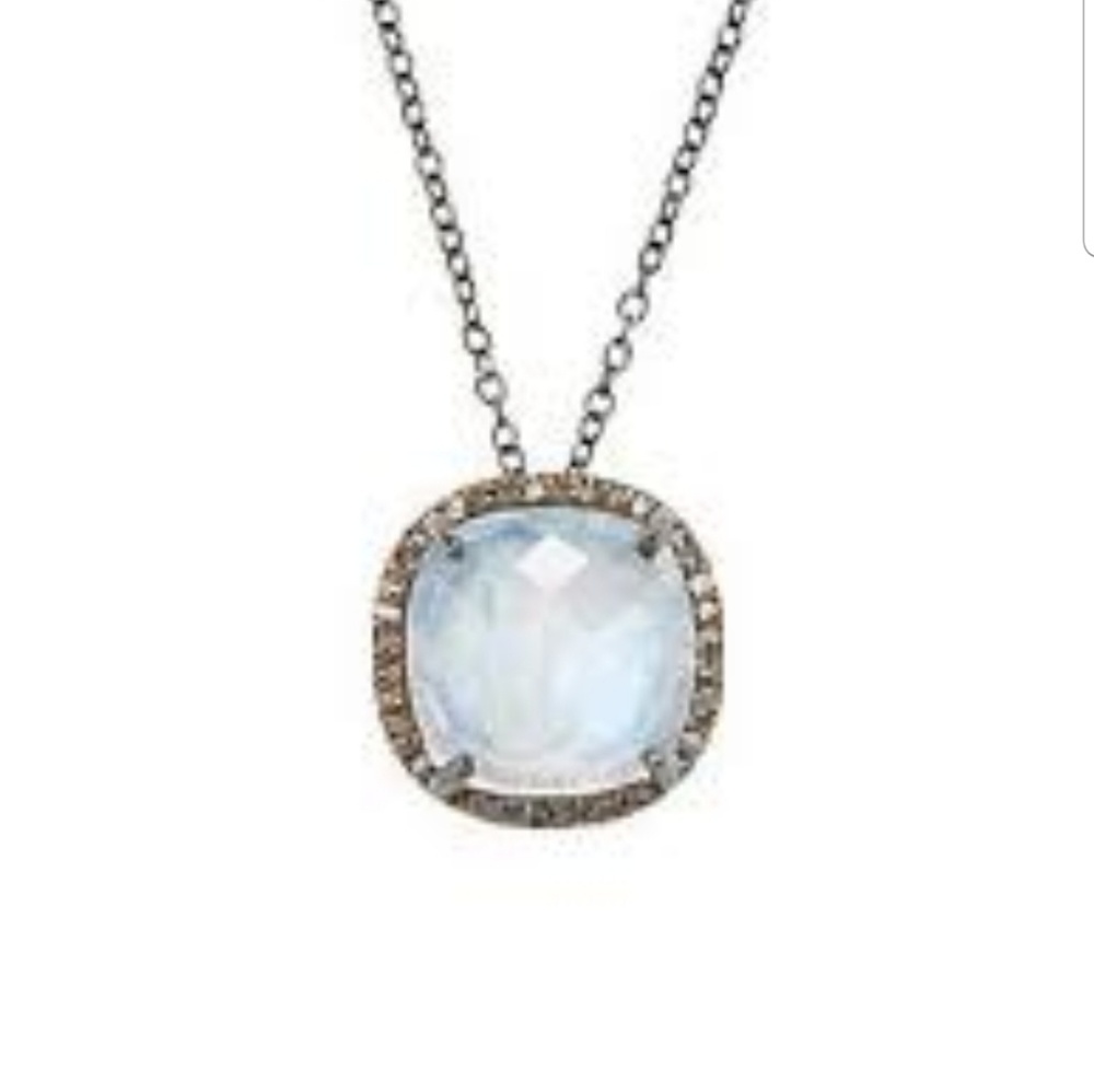 NWOT Adornia fine jewelry moodstone necklace